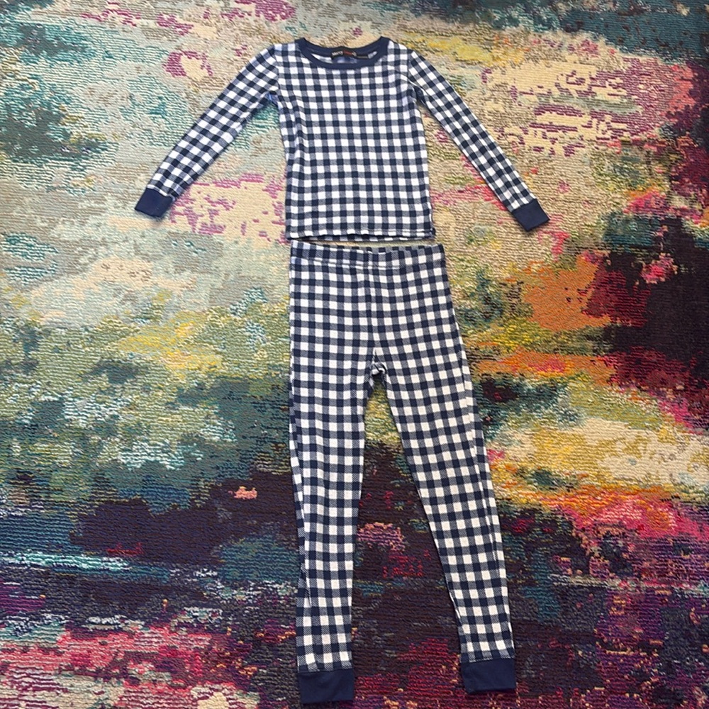 Merry Lane Buffalo Check Pajama Set